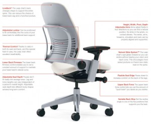 steelcase leap adjustability
